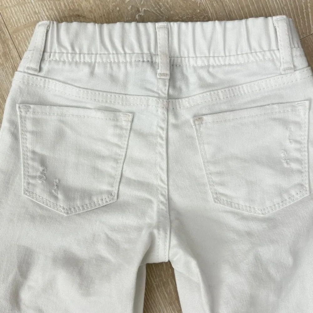 Gap Kids White Slim Stretch Jegging Ankle Length Denim size 8